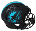 Dan Marino Signed Miami Dolphins Eclipse Black Matte Riddell Full Size Speed Replica Helmet - MARREP343 - Dan Marino Signed Miami Dolphins Eclipse Black Matte Riddell Full Size Speed Replica Helmet product image