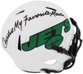 Curtis Martin Signed New York Jets Lunar Eclipse Riddell Full Size Speed Replica Helmet w/My Favorite - MARREP365 - Curtis Martin Signed New York Jets Lunar Eclipse Riddell Full Size Speed Replica Helmet w/My Favorite product image