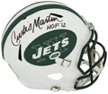 Curtis Martin Signed New York Jets White Throwback Riddell Full Size Speed Replica Helmet w/HOF'12 - MARREP367 - Curtis Martin Signed New York Jets White Throwback Riddell Full Size Speed Replica Helmet w/HOF'12 product image