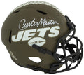 Curtis Martin Signed New York Jets Salute to Service Riddell Full Size Speed Replica Helmet - MARREP368 - Curtis Martin Signed New York Jets Salute to Service Riddell Full Size Speed Replica Helmet product image