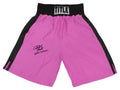 Christy Martin Signed Title Pink & Black Women's Boxing Trunks w/2020 IB HOF - MARTRU500 - Christy Martin Signed Title Pink & Black Women's Boxing Trunks w/2020 IB HOF product image