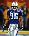 Derrick Mason Signed Tennessee Titans Action 8x10 Photo - MAS08P300 - Derrick Mason Signed Tennessee Titans Action 8x10 Photo product image