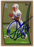 Derrick Mason Signed Houston Oilers 1998 Topps Football Trading Card #102 - MASCAR300 - Derrick Mason Signed Houston Oilers 1998 Topps Football Trading Card #102 product image