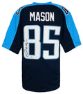 Derrick Mason Signed Navy Blue Custom Football Jersey - (JSA) - MASJRY300 - Derrick Mason Signed Navy Blue Custom Football Jersey - (JSA) product image