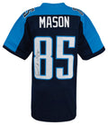 Derrick Mason Signed Blue Custom Football Jersey - MASJRY302 - Derrick Mason Signed Blue Custom Football Jersey product image