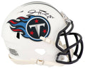 Derrick Mason Signed Tennessee Titans White Riddell Speed Mini Helmet - MASMIN300 - Derrick Mason Signed Tennessee Titans White Riddell Speed Mini Helmet product image