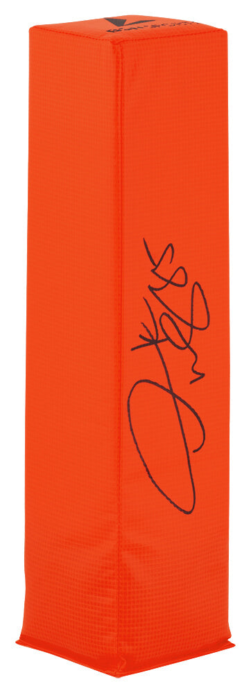 Derrick Mason Signed BSN Orange Football Endzone Pylon - MASPYL300 - Derrick Mason Signed BSN Orange Football Endzone Pylon product image