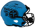 Derrick Mason Signed Tennessee Titans RAVE Riddell Full Size Speed Replica Helmet w/2x Pro Bowl - MASREP302 - Derrick Mason Signed Tennessee Titans RAVE Riddell Full Size Speed Replica Helmet w/2x Pro Bowl product image