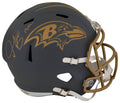Derrick Mason Signed Baltimore Ravens SLATE Riddell Full Size Speed Replica Helmet w/12,061 Yards - MASREP303 - Derrick Mason Signed Baltimore Ravens SLATE Riddell Full Size Speed Replica Helmet w/12,061 Yards product image