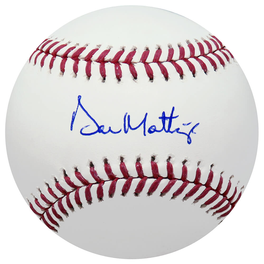 Don Mattingly Signed Rawlings Official MLB Baseball (JSA) - MATBSB100 - Don Mattingly Signed Rawlings Official MLB Baseball (JSA) product image