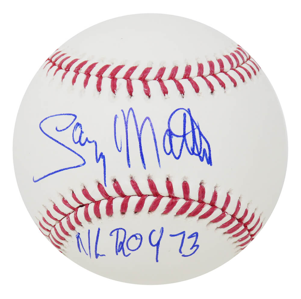 Gary Matthews Signed Rawlings Official MLB Baseball w/NL ROY '73 - MATBSB111 - Gary Matthews Signed Rawlings Official MLB Baseball w/NL ROY '73 product image