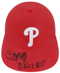 Gary Matthews Signed Philadelphia Phillies Souvenir Replica Batting Helmet w/83 NLCS MVP - MATBTH101 - Gary Matthews Signed Philadelphia Phillies Souvenir Replica Batting Helmet w/83 NLCS MVP product image