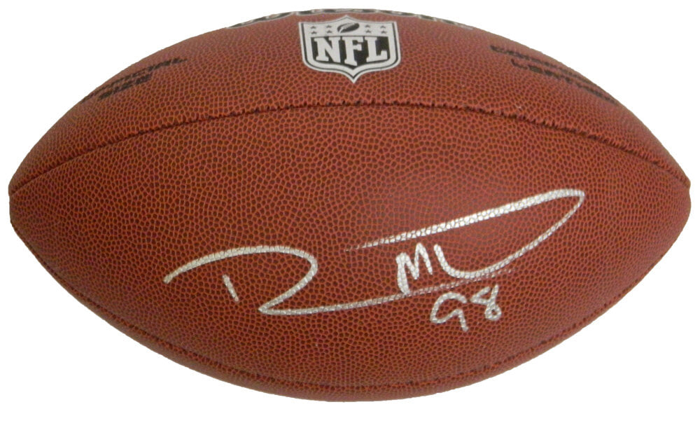 Robert Mathis Signed Wilson NFL Full-Size Football - MATFTB303 - Robert Mathis Signed Wilson NFL Full-Size Football product image