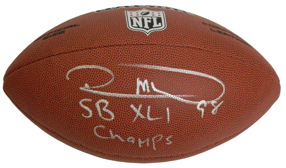 Robert Mathis Signed Wilson NFL Full-Size Football w/SB XLI Champs - MATFTB305 - Robert Mathis Signed Wilson NFL Full-Size Football w/SB XLI Champs product image