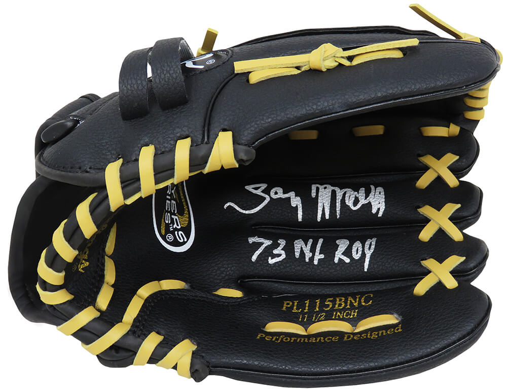 Gary Matthews Signed Rawlings Black Baseball Fielders Glove w/NL ROY 73 - MATGLV101 - Gary Matthews Signed Rawlings Black Baseball Fielders Glove w/NL ROY 73 product image