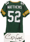 Clay Matthews Signed Green Custom Jersey - MATJRY300 - Clay Matthews Signed Green Custom Jersey product image