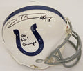 Robert Mathis Signed Colts Riddell Replica Mini Helmet w/SB XLI Champs - MATMIN301 - Robert Mathis Signed Colts Riddell Replica Mini Helmet w/SB XLI Champs product image