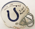 Robert Mathis Signed Colts Riddell Replica Mini Helmet w/Silent Assassin - MATMIN302 - Robert Mathis Signed Colts Riddell Replica Mini Helmet w/Silent Assassin product image
