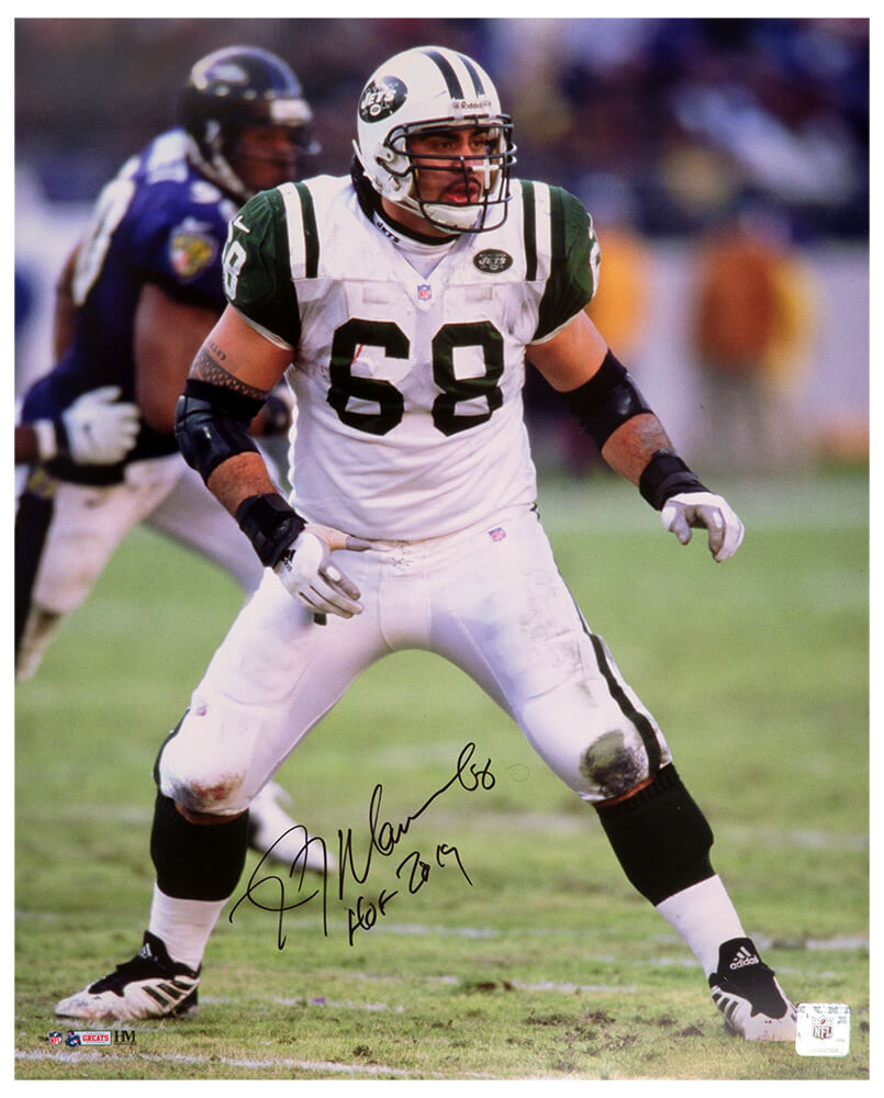 Kevin Mawae Signed New York Jets Action 16x20 Photo w/HOF 2019 - MAW16P300 - Kevin Mawae Signed New York Jets Action 16x20 Photo w/HOF 2019 product image