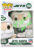 Kevin Mawae Signed New York Jets 'SANTA' Funko Pop Doll #208 w/HOF 2019 - MAWFUN300 - Kevin Mawae Signed New York Jets 'SANTA' Funko Pop Doll #208 w/HOF 2019 product image