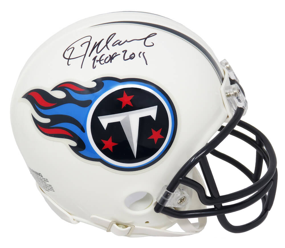 Kevin Mawae Signed Tennessee Titans Riddell Mini Helmet w/HOF 2019 - MAWMIN301 - Kevin Mawae Signed Tennessee Titans Riddell Mini Helmet w/HOF 2019 product image