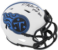 Kevin Mawae Signed Tennessee Titans Lunar Eclipse White Matte Riddell Speed Mini Helmet w/HOF 2019 - MAWMIN302 - Kevin Mawae Signed Tennessee Titans Lunar Eclipse White Matte Riddell Speed Mini Helmet w/HOF 2019 product image