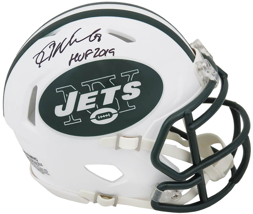 Kevin Mawae Signed New York Jets Riddell Speed Mini Helmet w/HOF 2019 - MAWMIN304 - Kevin Mawae Signed New York Jets Riddell Speed Mini Helmet w/HOF 2019 product image