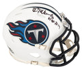 Kevin Mawae Signed Tennessee Titans Throwback Riddell Speed Mini Helmet w/HOF 2019 - MAWMIN308 - Kevin Mawae Signed Tennessee Titans Throwback Riddell Speed Mini Helmet w/HOF 2019 product image