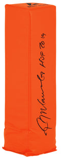 Kevin Mawae Signed BSN Orange Endzone Football Pylon w/HOF'19 - MAWPYL301 - Kevin Mawae Signed BSN Orange Endzone Football Pylon w/HOF'19 product image