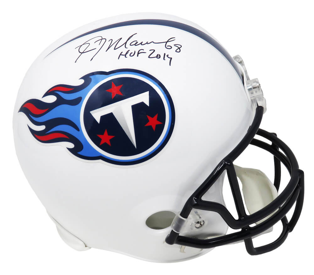 Kevin Mawae Signed Tennessee Titans Riddell Full Size Replica Helmet w/HOF 2019 - MAWREP301 - Kevin Mawae Signed Tennessee Titans Riddell Full Size Replica Helmet w/HOF 2019 product image