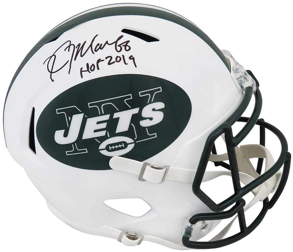 Kevin Mawae Signed New York Jets Riddell Full Size Speed Replica Helmet w/HOF 2019 - MAWREP302 - Kevin Mawae Signed New York Jets Riddell Full Size Speed Replica Helmet w/HOF 2019 product image