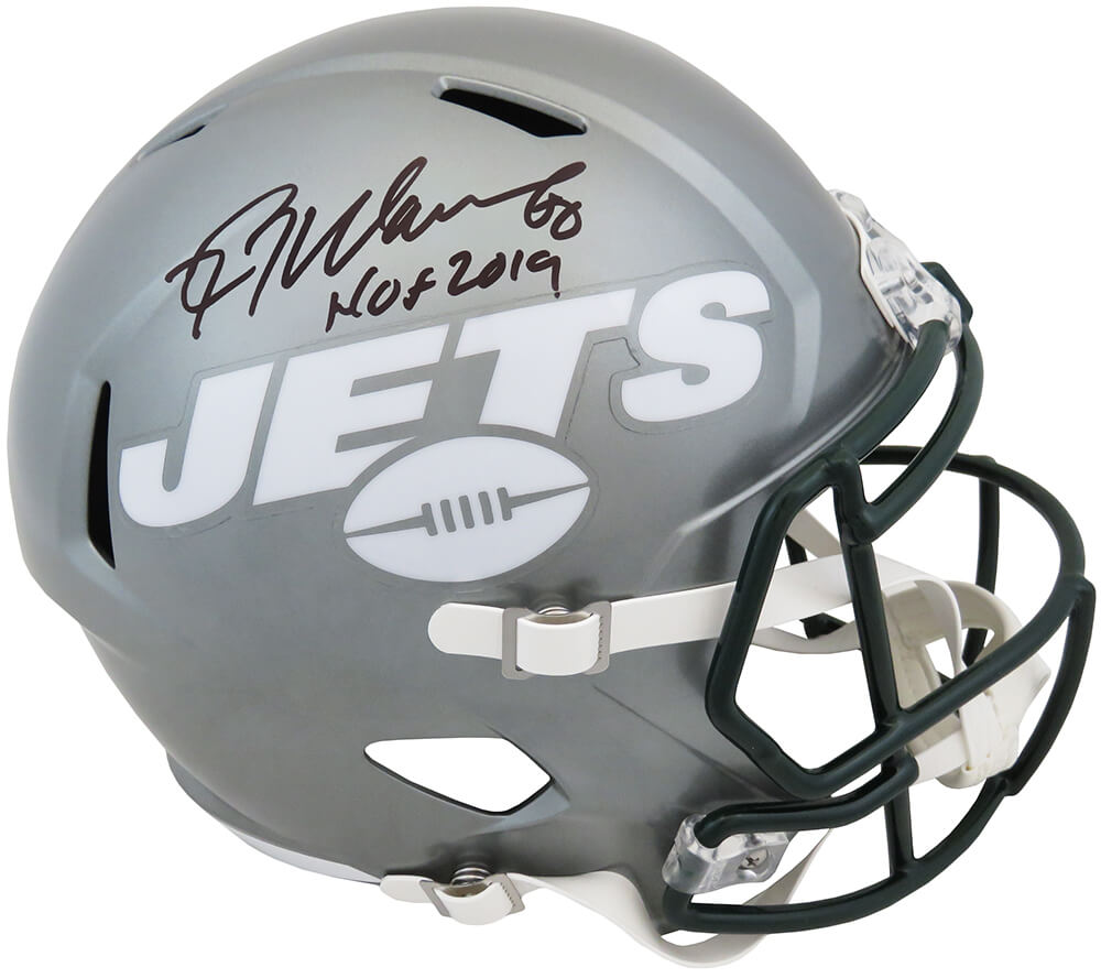 Kevin Mawae Signed New York Jets FLASH Riddell Full Size Replica Helmet w/HOF 2019 - MAWREP303 - Kevin Mawae Signed New York Jets FLASH Riddell Full Size Replica Helmet w/HOF 2019 product image
