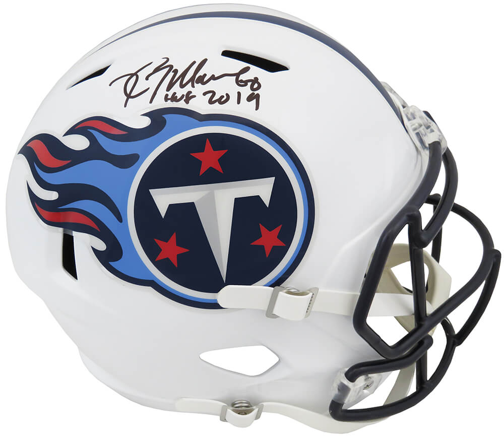 Kevin Mawae Signed Tennessee Titans Riddell Full Size Speed Replica Helmet w/HOF 2019 - MAWREP304 - Kevin Mawae Signed Tennessee Titans Riddell Full Size Speed Replica Helmet w/HOF 2019 product image