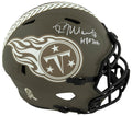 Kevin Mawae Signed Tennessee Titans SALUTE Riddell Full Size Speed Replica Helmet w/HOF 2019 - MAWREP307 - Kevin Mawae Signed Tennessee Titans SALUTE Riddell Full Size Speed Replica Helmet w/HOF 2019 product image