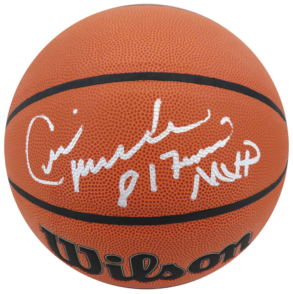 Cedric Maxwell Signed Wilson Indoor/Outdoor NBA Basketball w/81 Finals MVP - MAXBSK200 - Cedric Maxwell Signed Wilson Indoor/Outdoor NBA Basketball w/81 Finals MVP product image