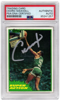 Cedric Maxwell Signed Boston Celtics 1981-82 Topps Basketball Trading Card #107 - (PSA Encapsulated) - MAXCAR204 - Cedric Maxwell Signed Boston Celtics 1981-82 Topps Basketball Trading Card #107 - (PSA Encapsulated) product image