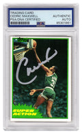 Cedric Maxwell Signed Celtics 1981-82 Topps Basketball Card #107 - (PSA Encapsulated) - MAXCAR205 - Cedric Maxwell Signed Celtics 1981-82 Topps Basketball Card #107 - (PSA Encapsulated) product image