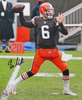 Baker Mayfield Signed Cleveland Browns Passing 16x20 Photo (Fanatics) - MAY16P300 - Baker Mayfield Signed Cleveland Browns Passing 16x20 Photo (Fanatics) product image