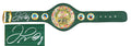 Floyd Mayweather Jr. Signed Boxing Championship Green Belt - MAYBLT501 - Floyd Mayweather Jr. Signed Boxing Championship Green Belt product image