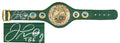 Floyd Mayweather Jr. Signed World Champion Green Boxing Belt w/TBE - MAYBLT502 - Floyd Mayweather Jr. Signed World Champion Green Boxing Belt w/TBE product image