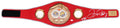 Floyd Mayweather Jr. Signed Boxing Championship Red Full Size Belt w/TBE (Beckett) - MAYBLT504 - Floyd Mayweather Jr. Signed Boxing Championship Red Full Size Belt w/TBE (Beckett) product image