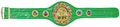 Floyd Mayweather Jr. Signed Green World Champion Full Size Boxing Belt w/TMT - MAYBLT506 - Floyd Mayweather Jr. Signed Green World Champion Full Size Boxing Belt w/TMT product image