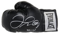 Floyd Mayweather Jr. Signed Everlast Black Boxing Glove w/50-0 - MAYGLV505 - Floyd Mayweather Jr. Signed Everlast Black Boxing Glove w/50-0 product image