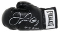 Floyd Mayweather Jr. Signed Everlast Black Boxing Glove w/50-0, 27 KO's - MAYGLV506 - Floyd Mayweather Jr. Signed Everlast Black Boxing Glove w/50-0, 27 KO's product image