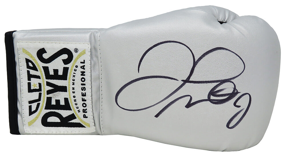 Floyd Mayweather Jr. Signed Cleto Reyes Silver Boxing Glove - MAYGLV514 - Floyd Mayweather Jr. Signed Cleto Reyes Silver Boxing Glove product image