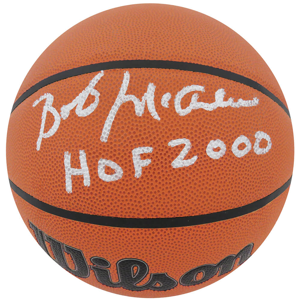 Bob McAdoo Signed Wilson Indoor/Outdoor NBA Basketball w/HOF 2000 - MCABSK200 - Bob McAdoo Signed Wilson Indoor/Outdoor NBA Basketball w/HOF 2000 product image