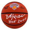 Bob McAdoo Signed New York Knicks Logo Wilson NBA Basketball w/HOF 2000 - MCABSK202 - Bob McAdoo Signed New York Knicks Logo Wilson NBA Basketball w/HOF 2000 product image