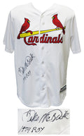 Bake McBride Signed St Louis Cardinals Majestic White Replica Baseball Jersey w/1974 ROY - MCBJRY100 - Bake McBride Signed St Louis Cardinals Majestic White Replica Baseball Jersey w/1974 ROY product image