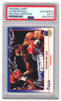 Oliver McCall Signed 1991 Kayo Boxing Trading Card #182 w/Atomic Bull - (PSA Encapsulated) - MCCCAR503 - Oliver McCall Signed 1991 Kayo Boxing Trading Card #182 w/Atomic Bull - (PSA Encapsulated) product image