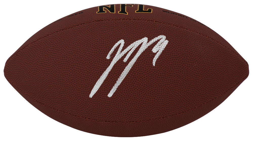 J.J. (JJ) McCarthy Signed Wilson Super Grip Full Size NFL Football - (Beckett) - MCCFTB320 - J.J. (JJ) McCarthy Signed Wilson Super Grip Full Size NFL Football - (Beckett) product image